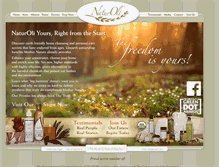 Tablet Screenshot of naturoli.com